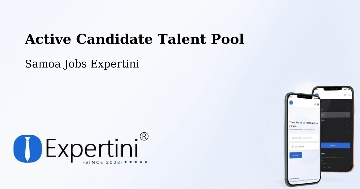 Active Candidate Talent Pool – Samoa - Samoa Jobs Expertini