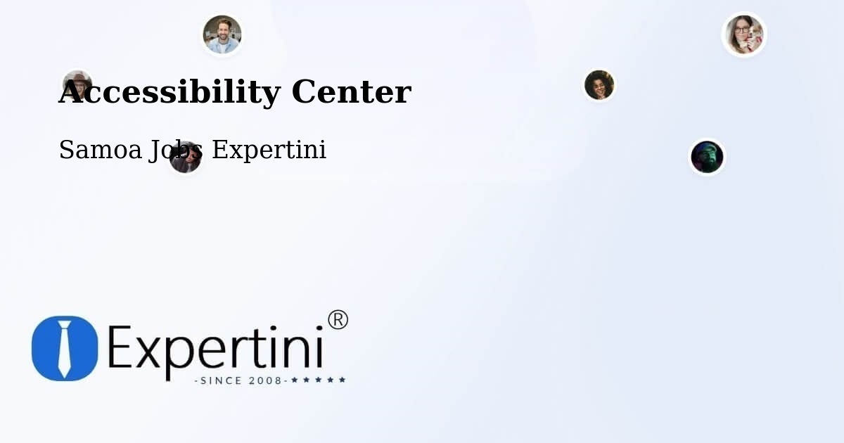 Accessibility Center - Samoa Jobs Expertini