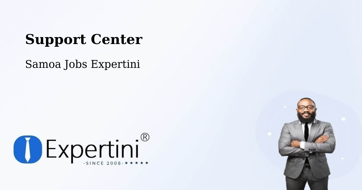 Support Center - Samoa Jobs Expertini